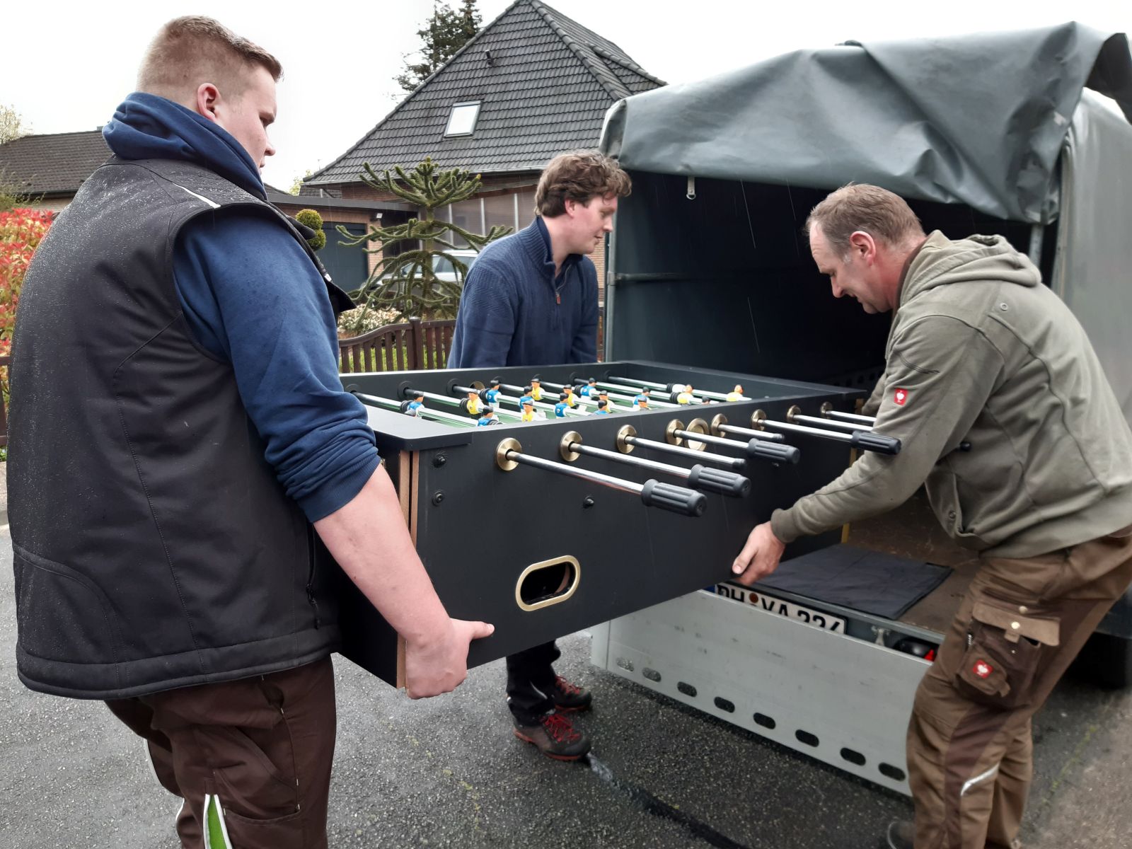 Tischkicker für den Schützenverein